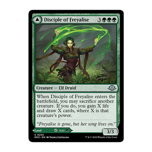 💫  Disciple of Freyalise // Garden of Freyalise  - MH3 250 💫 Modern Horizons 3 💫 MTG NM