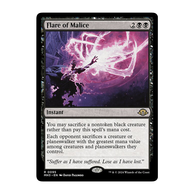 💫  Flare of Malice  - MH3 95 💫 Modern Horizons 3 💫 Magic the Gathering 💫 NM