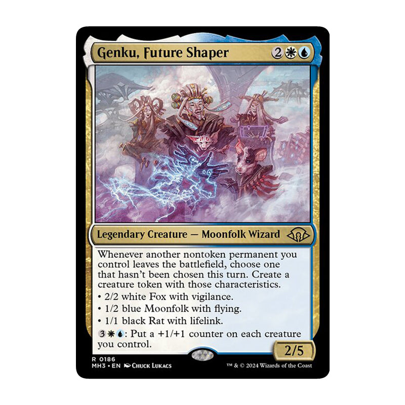 💫  Genku, Future Shaper  - MH3 186 💫 Modern Horizons 3 💫 Magic the Gathering 💫 NM