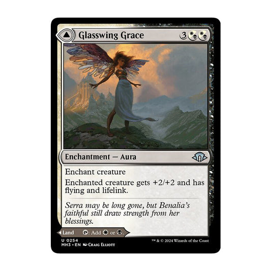 💫  Glasswing Grace // Age-Graced Chapel  - MH3 254 💫 Modern Horizons 3 💫 MTG NM