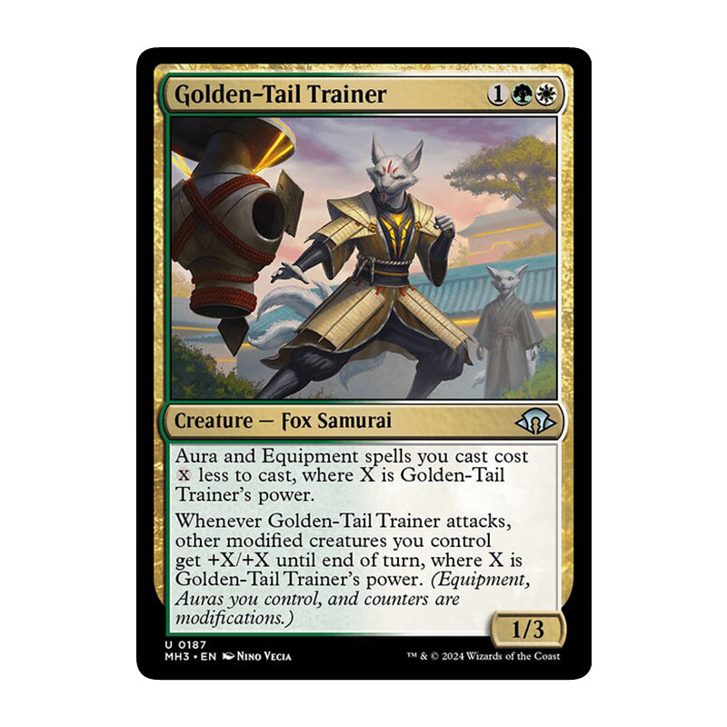 💫  Golden-Tail Trainer  - MH3 187 💫 Modern Horizons 3 💫 MTG NM