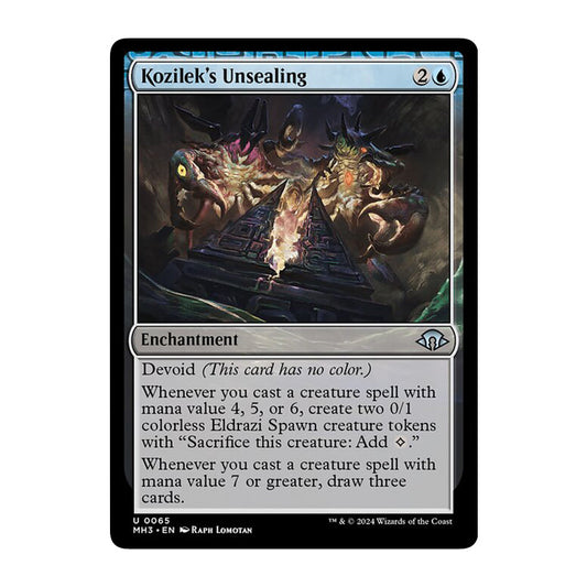 💫  Kozilek's Unsealing  - MH3 65 💫 Modern Horizons 3 💫 MTG NM
