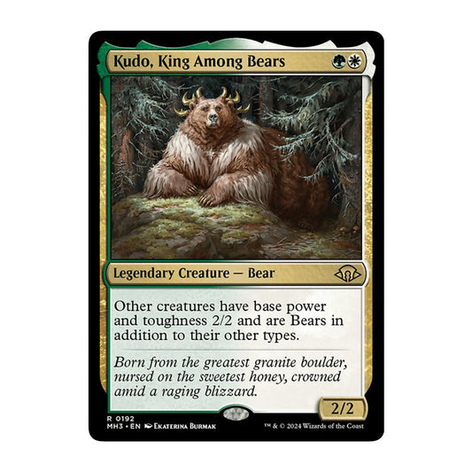 💫  Kudo, King Among Bears  - MH3 192 💫 Modern Horizons 3 💫 Magic the Gathering 💫 NM