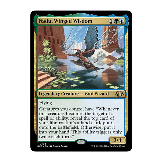💫  Nadu, Winged Wisdom  - MH3 193 💫 Modern Horizons 3 💫 Magic the Gathering 💫 NM