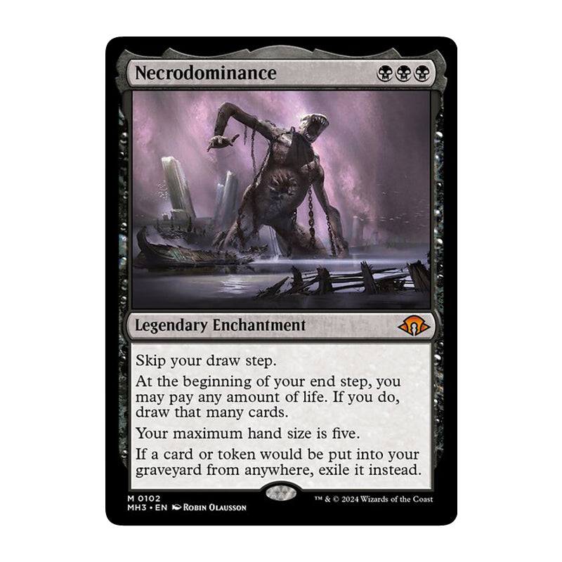 💫  Necrodominance  - MH3 102 💫 Modern Horizons 3 💫 Magic the Gathering 💫 NM