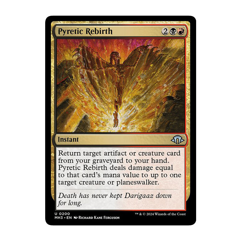 💫  Pyretic Rebirth  - MH3 200 💫 Modern Horizons 3 💫 MTG NM