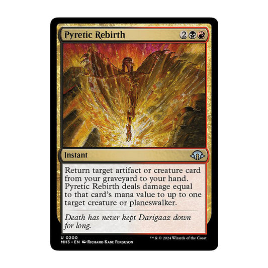 💫  Pyretic Rebirth  - MH3 200 💫 Modern Horizons 3 💫 MTG NM