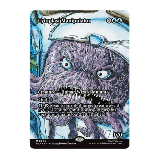💫 Cytoplast Manipulator BORDERLESS - PZA 0005 💫 Teenage Mutant Ninja Turtles 💫 MTG NM