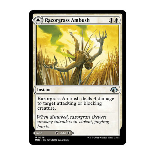 💫  Razorgrass Ambush // Razorgrass Field  - MH3 238 💫 Modern Horizons 3 💫 MTG NM