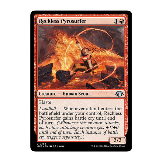 💫  Reckless Pyrosurfer  - MH3 133 💫 Modern Horizons 3 💫 MTG NM