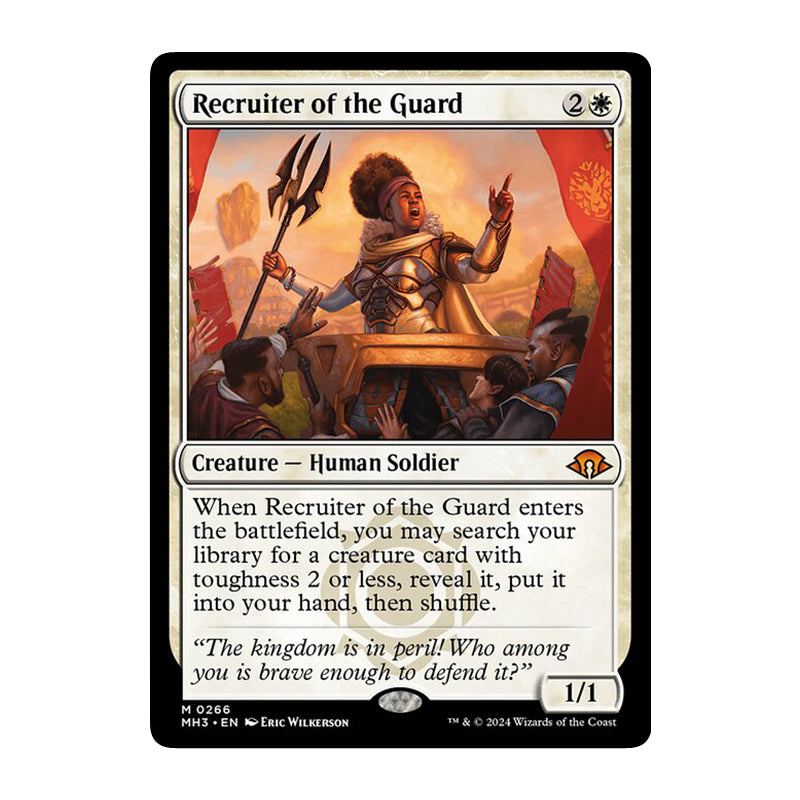 💫  Recruiter of the Guard  - MH3 266 💫 Modern Horizons 3 💫 Magic the Gathering 💫 NM