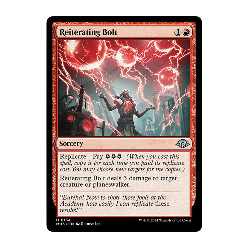 💫  Reiterating Bolt  - MH3 134 💫 Modern Horizons 3 💫 MTG NM