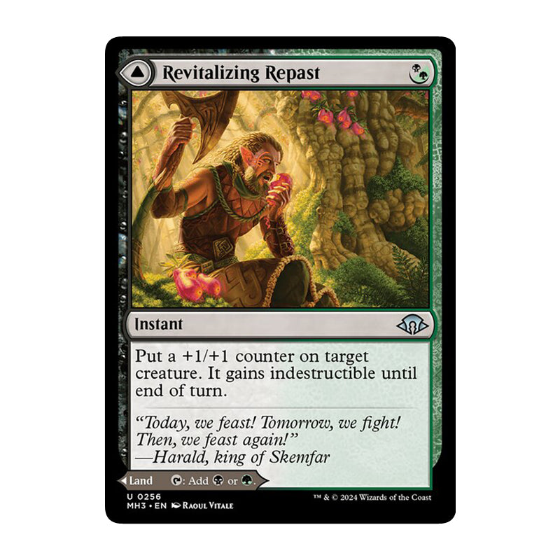 💫  Revitalizing Repast // Old-Growth Grove  - MH3 256 💫 Modern Horizons 3 💫 MTG NM