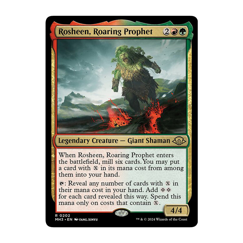 💫  Rosheen, Roaring Prophet  - MH3 202 💫 Modern Horizons 3 💫 Magic the Gathering 💫 NM