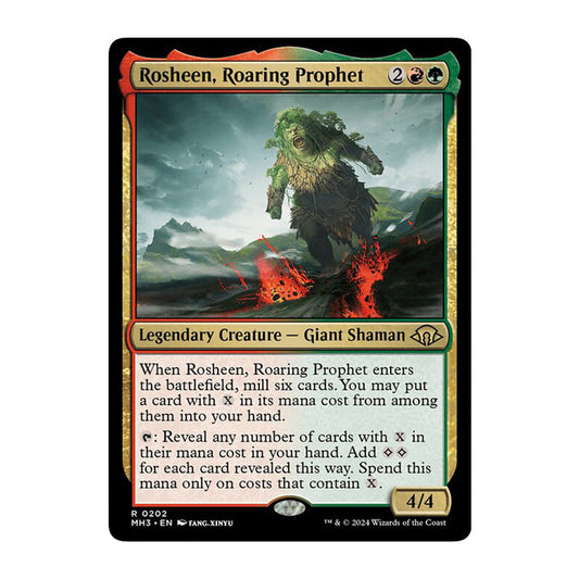 💫  Rosheen, Roaring Prophet  - MH3 202 💫 Modern Horizons 3 💫 Magic the Gathering 💫 NM