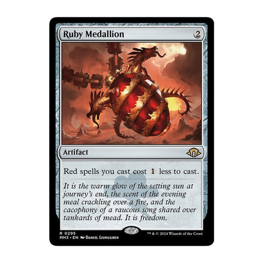 💫  Ruby Medallion  - MH3 295 💫 Modern Horizons 3 💫 Magic the Gathering 💫 NM