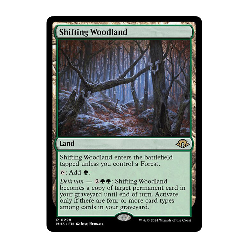 💫  Shifting Woodland  - MH3 228 💫 Modern Horizons 3 💫 Magic the Gathering 💫 NM