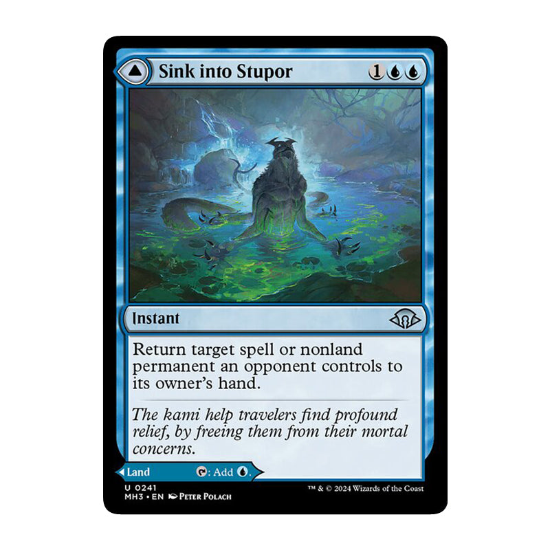 💫  Sink into Stupor // Soporific Springs  - MH3 241 💫 Modern Horizons 3 💫 MTG NM