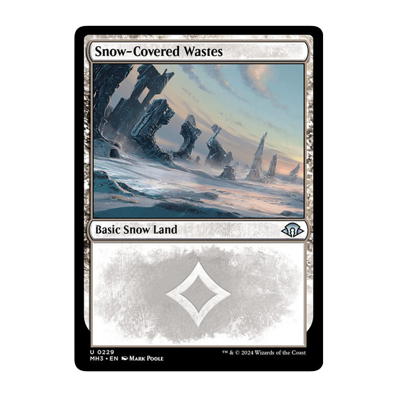 💫  Snow-Covered Wastes  - MH3 229 💫 Modern Horizons 3 💫 MTG NM