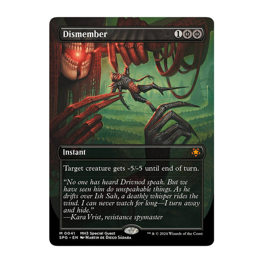 💫 Dismember Borderless - MH3 SPG 41 💫 Modern Horizons 3 Special Guest 💫 Magic the Gathering 💫 NM