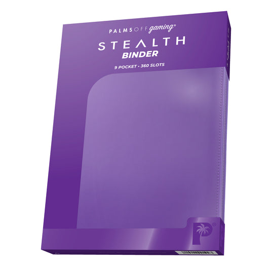 Stealth 9 Pocket Zip Binder - Purple