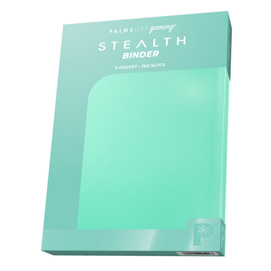 Stealth 9 Pocket Zip Binder - Turquoise