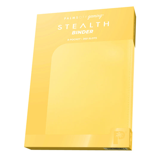 Stealth 9 Pocket Zip Binder - Yellow