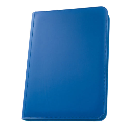 Stealth 9 Pocket Zip Binder - Blue
