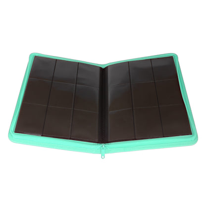 Stealth 9 Pocket Zip Binder - Turquoise