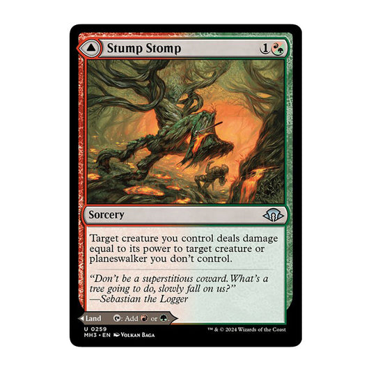 💫  Stump Stomp // Burnwillow Clearing  - MH3 259 💫 Modern Horizons 3 💫 MTG NM