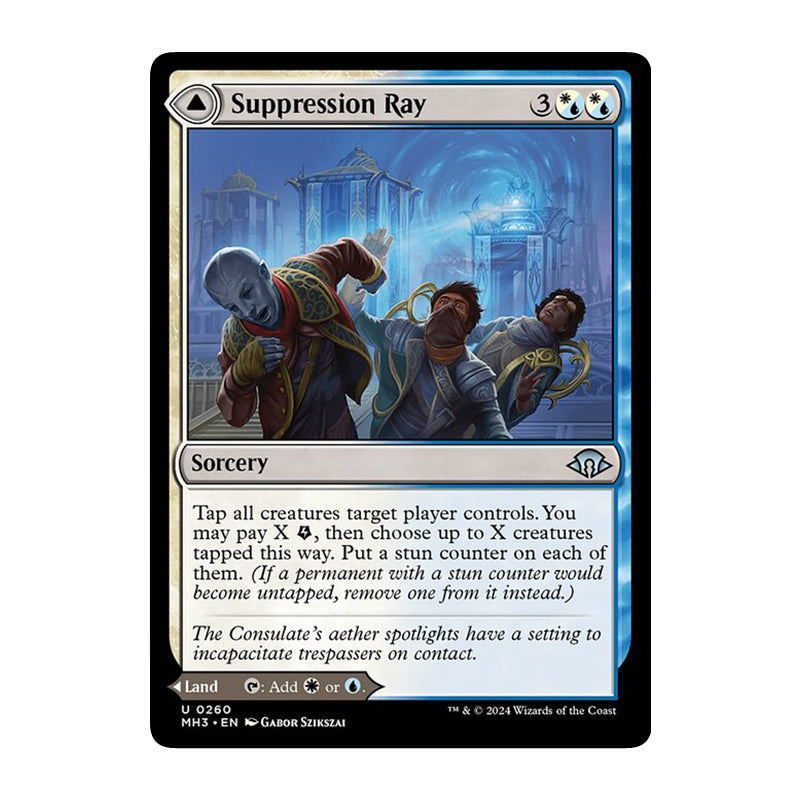 💫  Suppression Ray // Orderly Plaza  - MH3 260 💫 Modern Horizons 3 💫 MTG NM