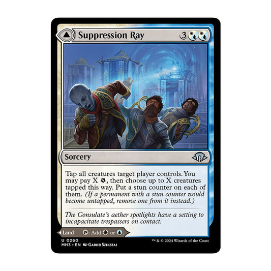 💫  Suppression Ray // Orderly Plaza  - MH3 260 💫 Modern Horizons 3 💫 MTG NM