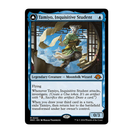 💫  Tamiyo, Inquisitive Student // Tamiyo, Seasoned Scholar  - MH3 242 💫 Modern Horizons 3 💫 Magic the Gathering 💫 NM