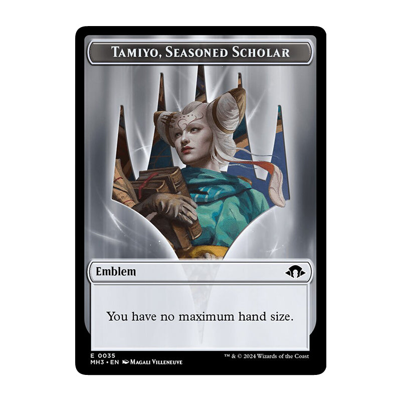 💫  Tamiyo, Seasoned Scholar Emblem - MH3 E0035 💫 Modern Horizons 3 💫 Magic the Gathering 💫 NM