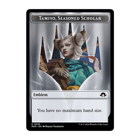 💫  Tamiyo, Seasoned Scholar Emblem - MH3 E0035 💫 Modern Horizons 3 💫 Magic the Gathering 💫 NM