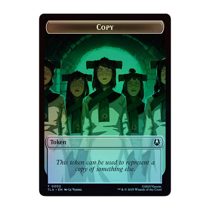 💫  Copy 0002 // Soldier 0011 - Double- Sided Token FOIL - TLA 💫 Avatar: The Last Airbender 💫 Magic the Gathering 💫 NM