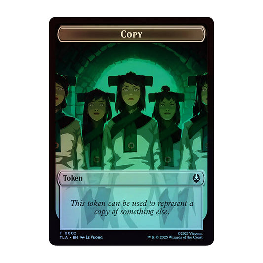 💫  Copy 0002 // Soldier 0011 - Double- Sided Token FOIL - TLA 💫 Avatar: The Last Airbender 💫 Magic the Gathering 💫 NM