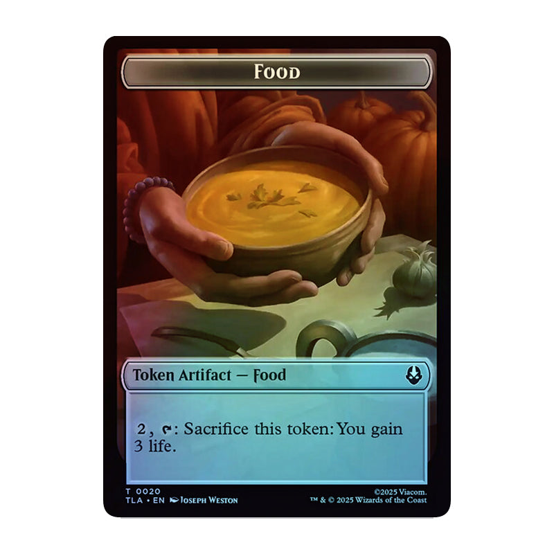 💫  Bear 0012 // Food 0020 - Double- Sided Token FOIL - TLA 💫 Avatar: The Last Airbender 💫 Magic the Gathering 💫 NM