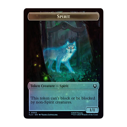 💫  Spirit 0003 // Copy 0001 - Double- Sided Token FOIL - TLA 💫 Avatar: The Last Airbender 💫 Magic the Gathering 💫 NM