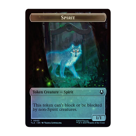 💫  Spirit 0003 // Copy 0001 - Double- Sided Token FOIL - TLA 💫 Avatar: The Last Airbender 💫 Magic the Gathering 💫 NM