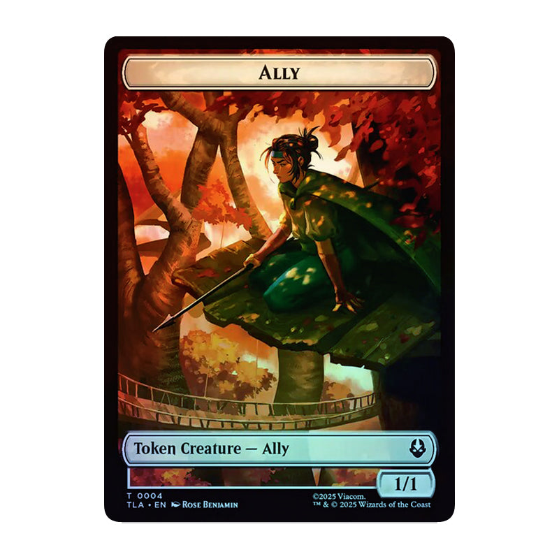 💫  Ally 0004 // Clue 0015 - Double- Sided Token FOIL - TLA 💫 Avatar: The Last Airbender 💫 Magic the Gathering 💫 NM