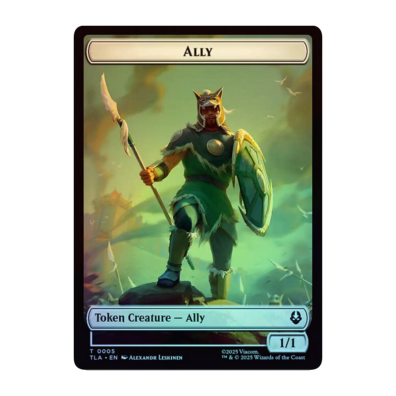 💫  Ally 0005 // Clue 0014 - Double- Sided Token FOIL - TLA 💫 Avatar: The Last Airbender 💫 Magic the Gathering 💫 NM