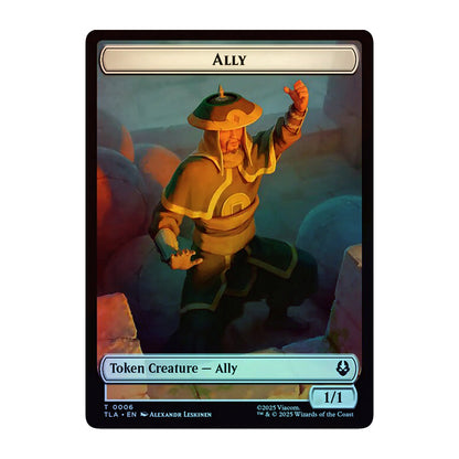 💫  Ally 0006 // Clue 0017 - Double- Sided Token FOIL - TLA 💫 Avatar: The Last Airbender 💫 Magic the Gathering 💫 NM