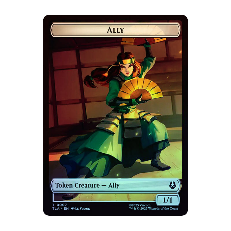 💫  Ally 0007 // Clue 0018 - Double- Sided Token FOIL - TLA 💫 Avatar: The Last Airbender 💫 Magic the Gathering 💫 NM