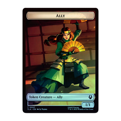 💫  Ally 0007 // Clue 0018 - Double- Sided Token FOIL - TLA 💫 Avatar: The Last Airbender 💫 Magic the Gathering 💫 NM