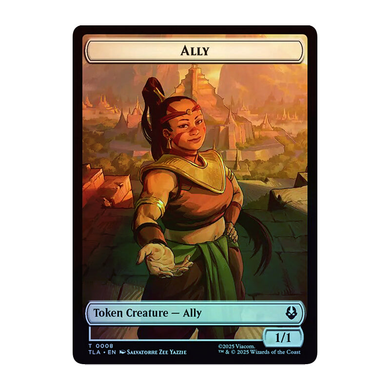 💫  Ally 0008 // Clue 0016 - Double- Sided Token FOIL - TLA 💫 Avatar: The Last Airbender 💫 Magic the Gathering 💫 NM