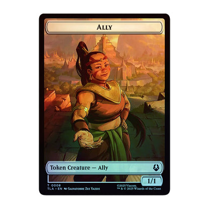 💫  Ally 0008 // Clue 0016 - Double- Sided Token FOIL - TLA 💫 Avatar: The Last Airbender 💫 Magic the Gathering 💫 NM