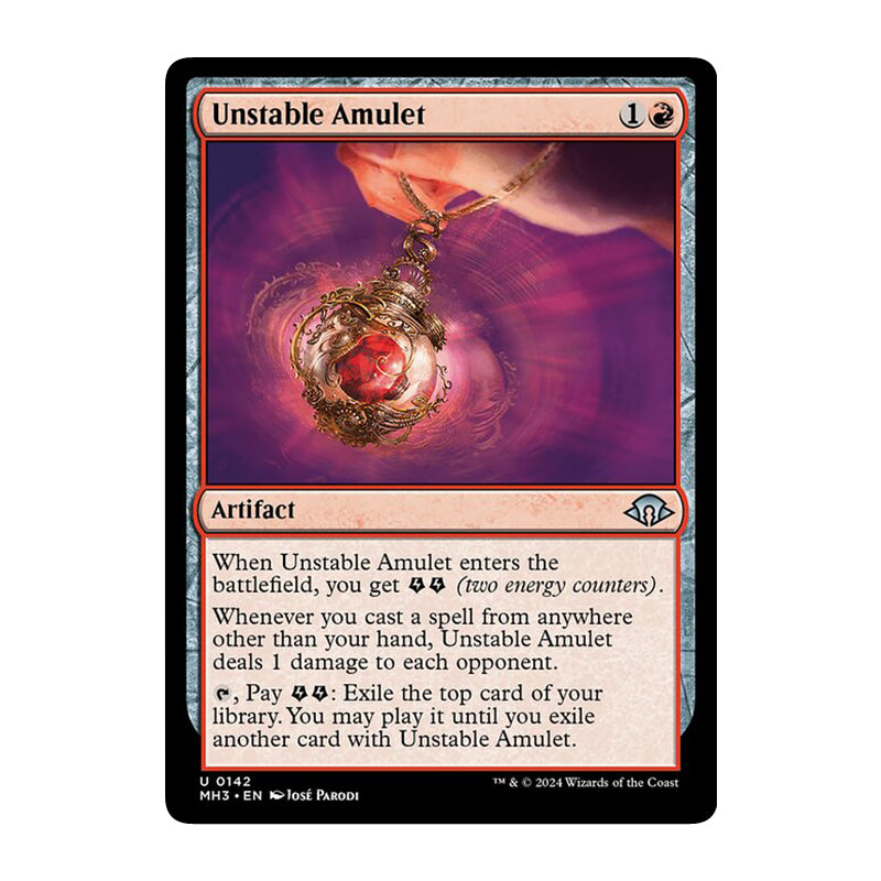 💫  Unstable Amulet  - MH3 142 💫 Modern Horizons 3 💫 MTG NM