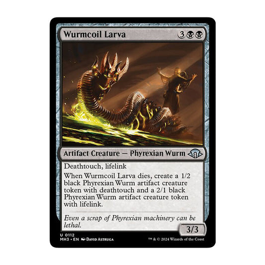 💫  Wurmcoil Larva  - MH3 112 💫 Modern Horizons 3 💫 MTG NM