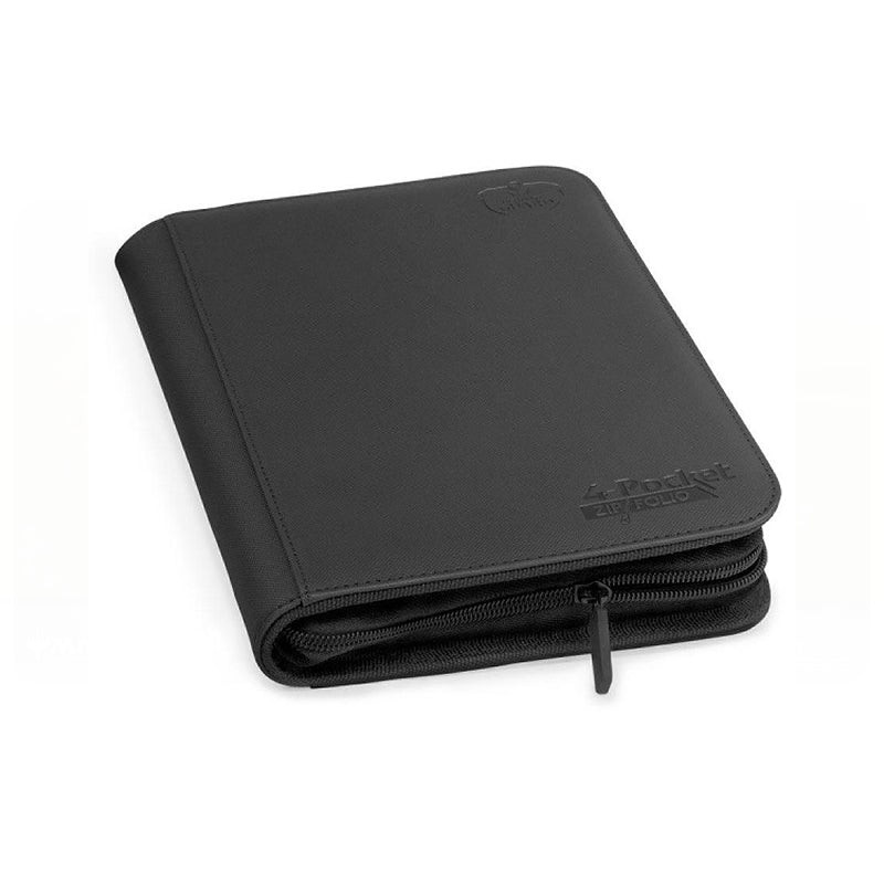 Ultimate Guard 4-Pocket Xenoskin Zipfolio Binder - Black